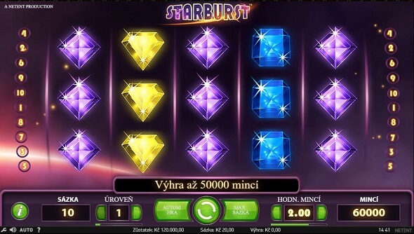 Starburst – jeden z nejpopulárnějších hracích automatů