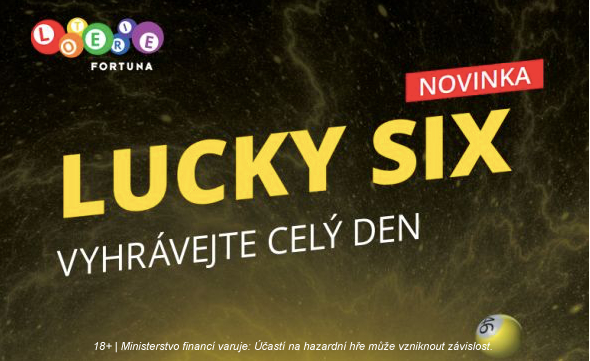 Loterie Lucky Six – jak si vsadit tiket online na Fortuně