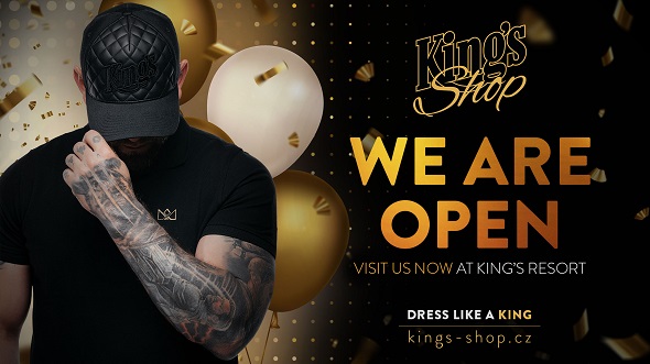 King's Resort má svůj King's Shop i e-shop!