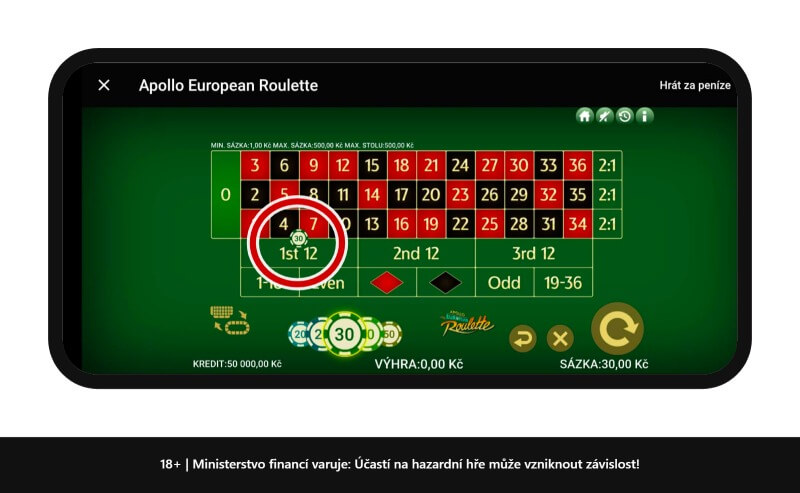 Sázka na šest čísel