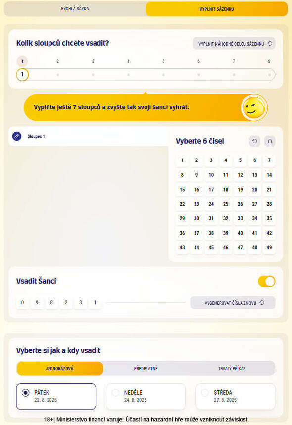 Jak vsadit Sportku online?
