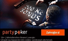 Zaregistruj se v online pokerové herně Partypoker