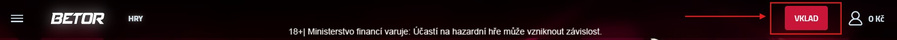 Přihlaste se ke svému Betor účtu