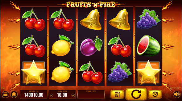 Svižný online automat s ovocnými symboly