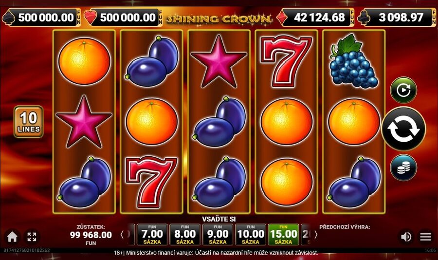 Shining crown automat