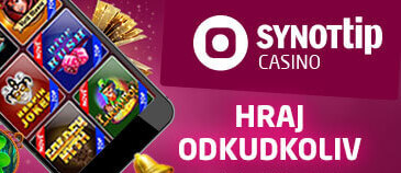 Hraj v online casinu Synot na mobilu