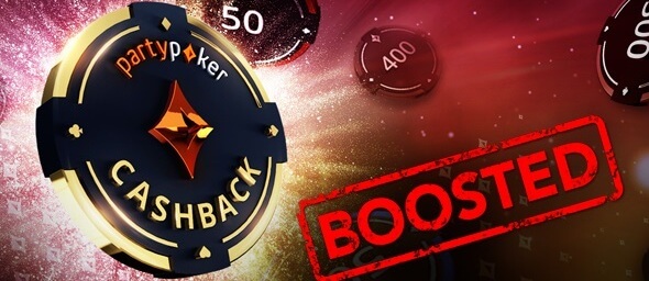 Online pokerová herna PartyPoker navyšuje cashback o 10 %