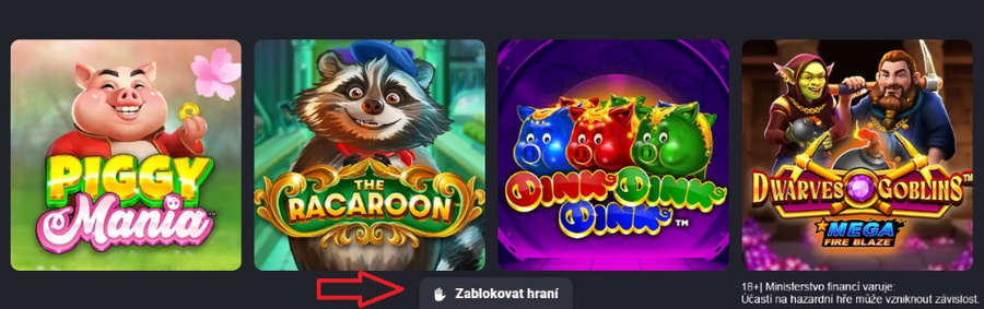Přiklad, jak vypadá Panic button. Obvykle ho najdete na všech stránkách konkrétního webu.