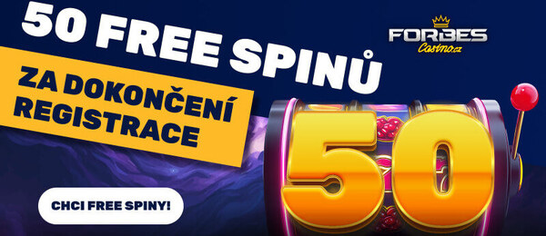 50 free spinů za registraci u Forbesu