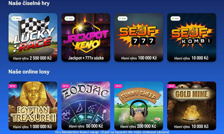 Vsaďte si LuckyBet loterii nebo si setřete los