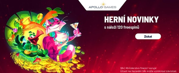 Apollo Games spouští další nové hry. Tentokrát i s free spiny