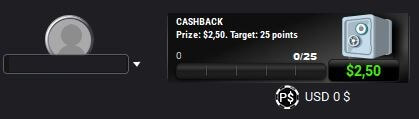 Přehled cashbacku PartyPoker - v lobby vpravo nahoře Přehled cashbacku PartyPoker - v lobby vpravo nahoře