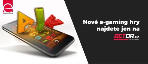 Nové e-gaming automaty v casinu Betor