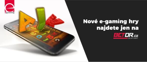 Nové e-gaming automaty v casinu Betor