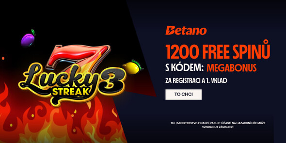 Betano promo kód na bonus 400 FS + 200 FS