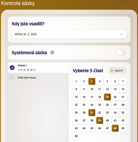 Kontrola tiketu Eurojackpot – funguje skenování?