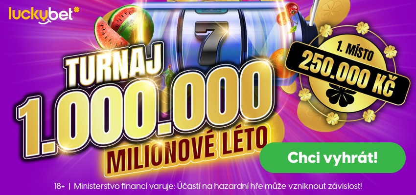 Nepropásněte milionový turnaj u Luckybetu