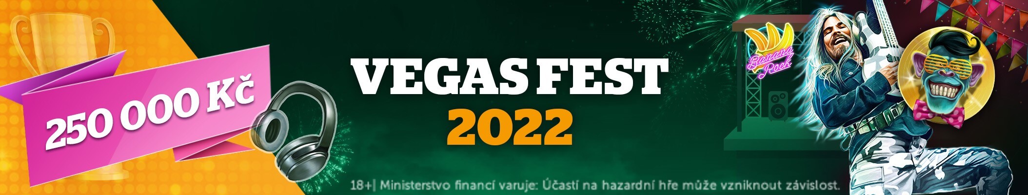 VEGAS FEST turnaj o 250 000 Kč