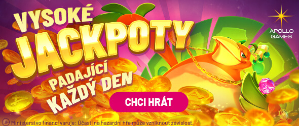 Hrajte o casino jackpoty v online casinu Apollo Games