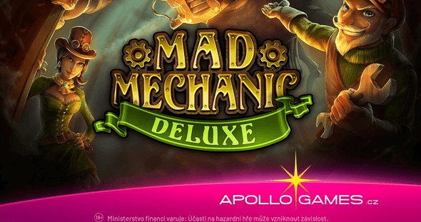 Mad Mechanic Deluxe vyplatil nejvyšší jackpot u Apollo casino