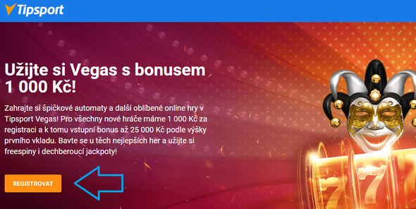 Tipsport navýšil bonus pro nové hráče na 1&nbsp;000&nbsp;Kč zdarma
