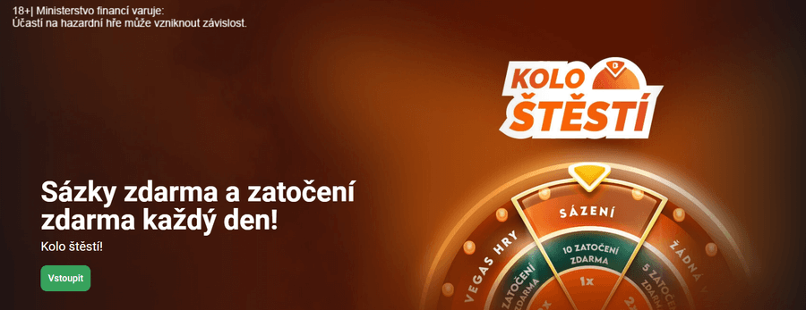 Roztočte Kolo štěstí u Betana ZDE