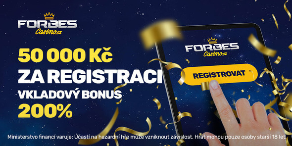 Forbes casino vkladový bonus až 50 000 Kč