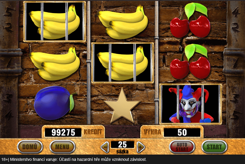 Výherní automat Joker in Prison II v&nbsp;online casinu LuckyBet