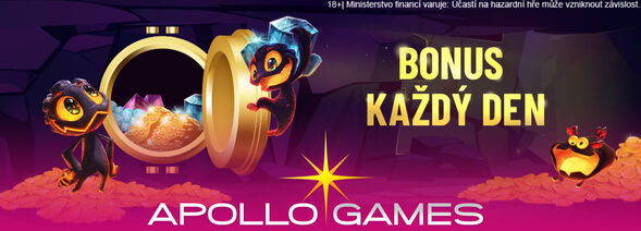 Bonus každý den - online casino Apollo