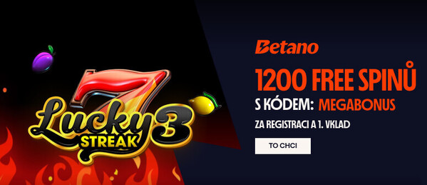 Betano bonus za registraci bez vkladu – 600 volných otoček