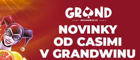 Vyzkoušejte nové automaty od CASIMI v casinu GrandWin