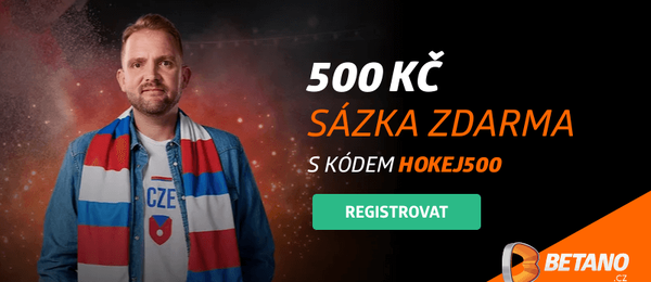 Betano promo kód: bonus &quot;Sázka zdarma&quot; ve výši 500 Kč