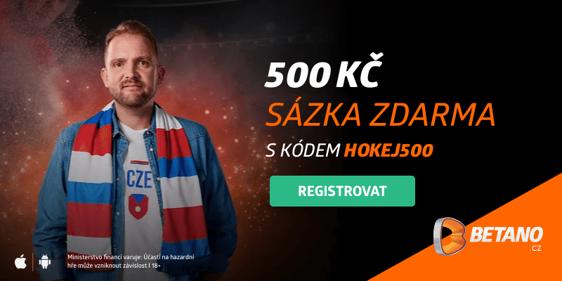 Betano promo kód: bonus Sázka zdarma ve výši 500 Kč