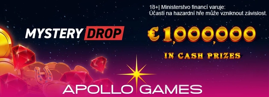 Mystery Drop o 1 milion EUR na hrách od Wazdanu v casinu Apollo Games