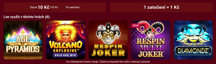 Vyberte si hru z&nbsp;nabídky