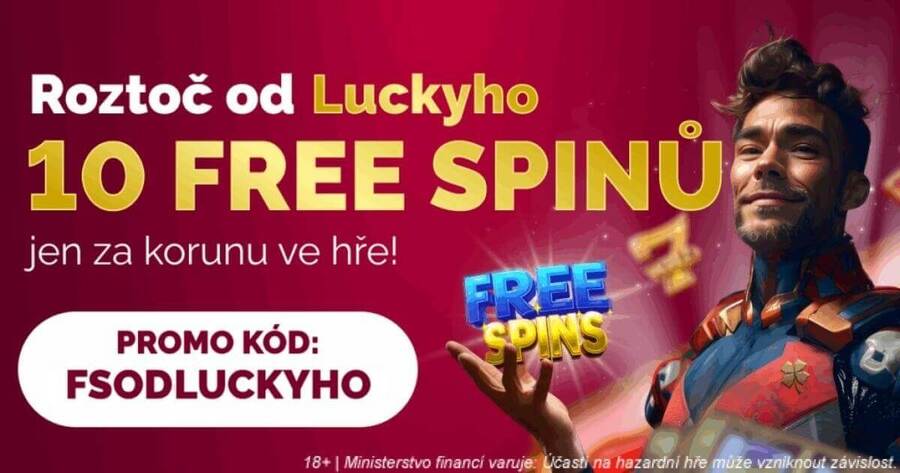 Aktuálně lze v&nbsp;LuckyBet casinu využít promo kód ve tvaru FSODLUCKYHO