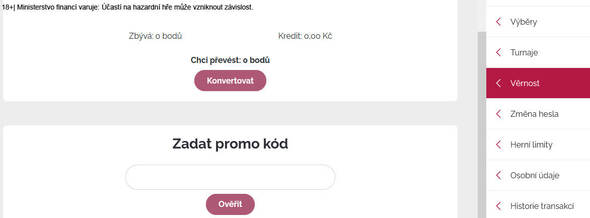 Kam napsat LuckyBet promo kód?