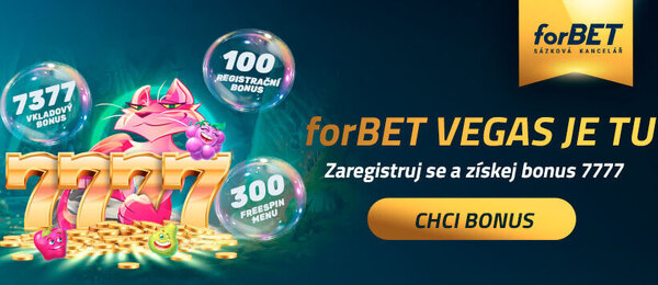 ForBET casino registrační bonus zdarma