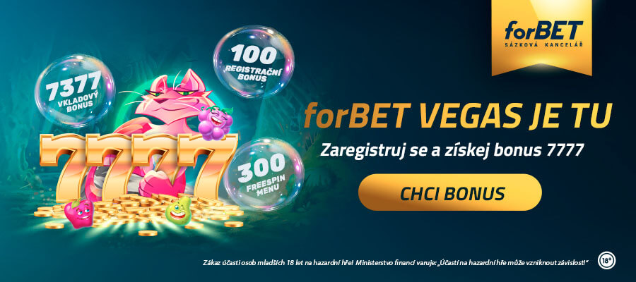 ForBET casino registrační bonus zdarma