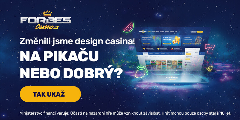 Online casino Forbes změnilo webové stránky