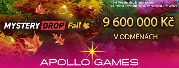 Zahrajte si o Mystery Drop bonusy v casinu Apollo Games