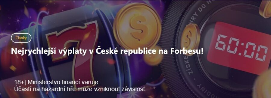 Nejrychlejší výplata peněz v casinu Forbes