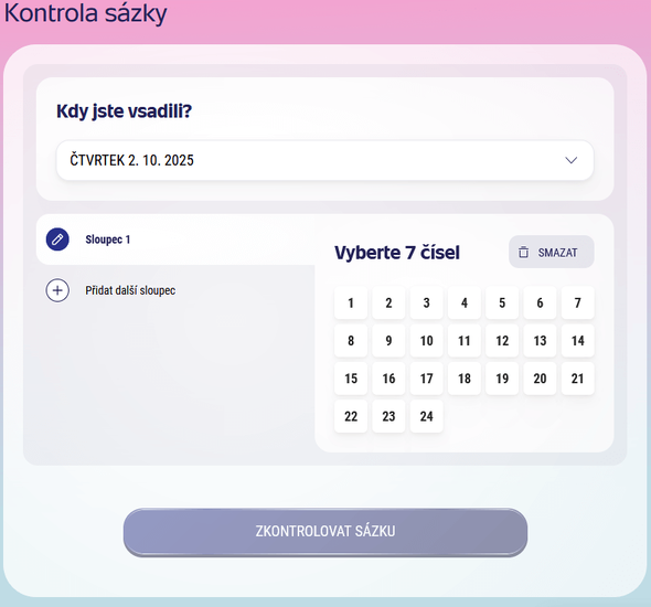 Online kontrola tiketu Mini Renta