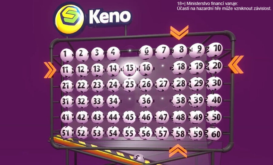 Loterie Keno na Sazce