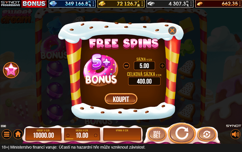 Sweet Dream od Synot Games je Bonus Buy automat