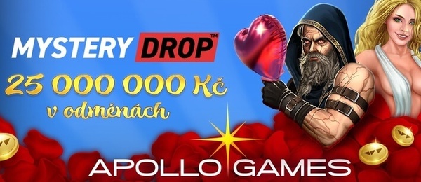Wazdan Mystery Drop akce v Apollo Games casinu.