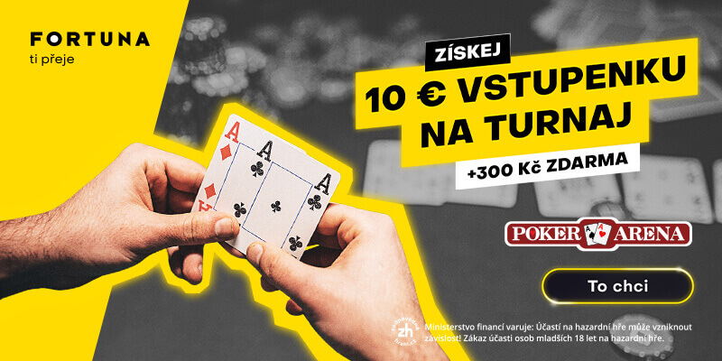 Zahrajte si freeroll na Fortuna pokeru ZDARMA