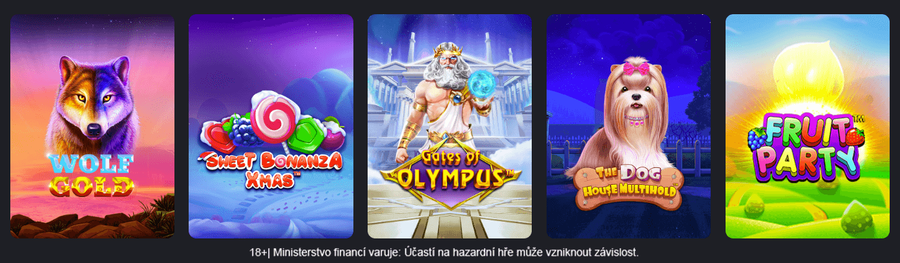 Grandwin casino zařazuje automaty od Pragmatic Play