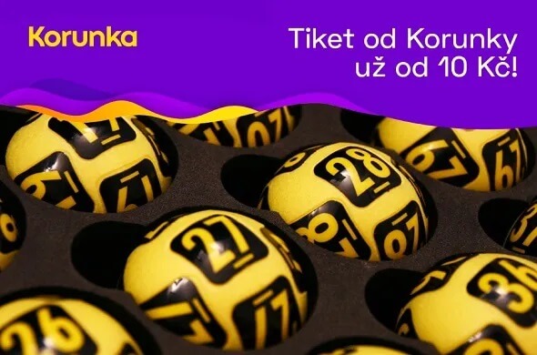 Hrajte Korunka loterie s uvítacím bonusem 300 Kč