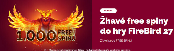 Free spin bonus v casinu LuckyBet